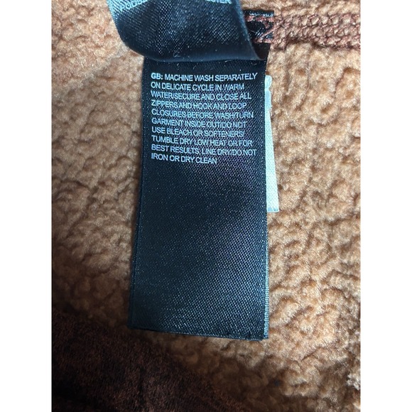 Men's M The North Face Gordon Lyons Sweater Heather Rust Red Fleece Jacket Logo - Picture 12 of 16